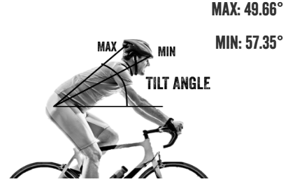Misurazione angolo flessione busto prima e dopo ottimizzazione bike fit